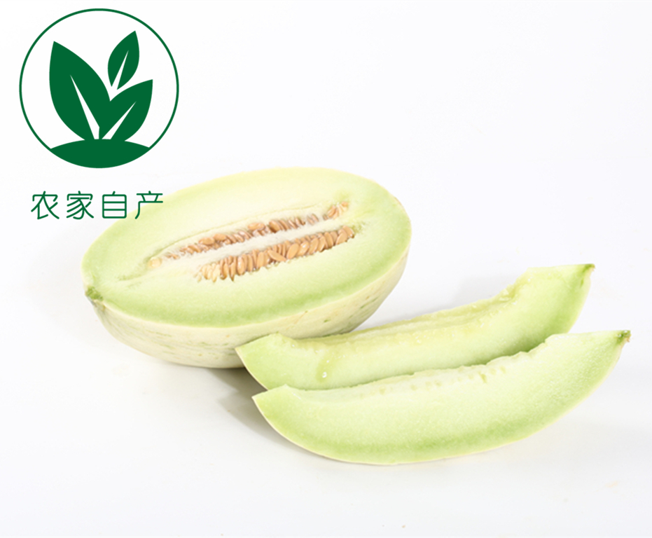 【农家自产】南汇玉菇甜瓜（4-6只）的图片
